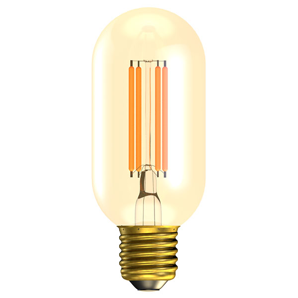 LED 4W Vintage Amber 110mm Tubular - ES - 2000K 